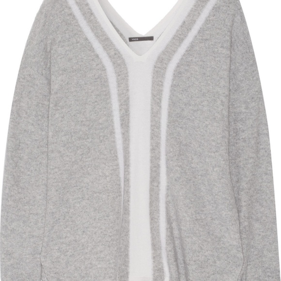 Vince Vertical Stripe Cashmere Sweater (NWOT) - Picture 1 of 9